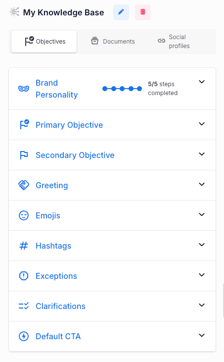 Knowledge Base Interface